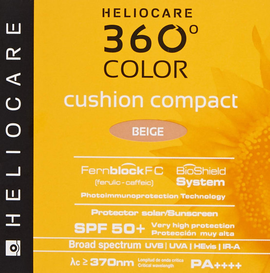 Cantabria Heliocare 360º Color Cushion Compact SPF50+ - Солнцезащитная компактная пудра - 5