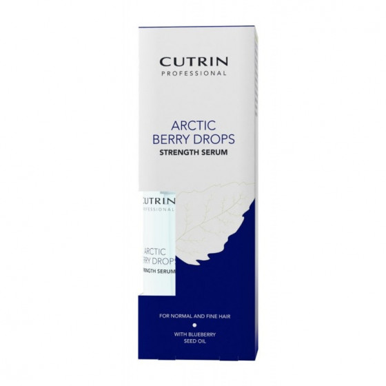 Cutrin Arctic Berry Drops Strength - Сыворотка «Сила» на основе масла семян черники