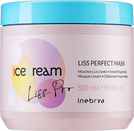 Inebrya Ice Cream Liss-Pro Liss Perfect Mask - Маска для жестких и непослушных волос