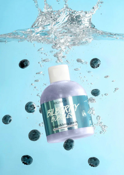 Hollyskin Hands & Body Wash "Bilberry Bubbles" - Увлажняющий гель для мытья рук и тела - 1