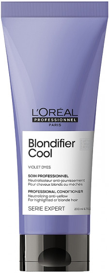 L'Oreal Professionnel Serie Expert Blondifier Cool Conditioner - Кондиционер для нейтрализации нежелательной желтизны волос