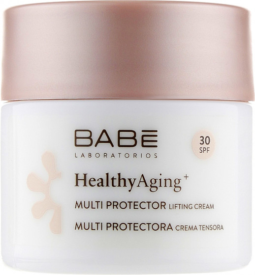 Babe Laboratorios Healthy Aging Multi Protector Lifting Cream - Мультизащитный дневной лифтинг крем c DMAE и SPF 30