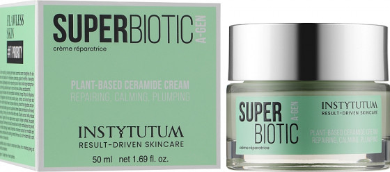 Instytutum SuperBiotic Plant-Based Ceramide Cream - Восстанавливающий крем для лица - 1