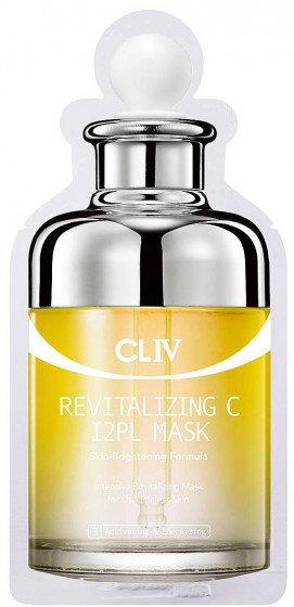 CLIV Revitalizing C 12PL Mask - Витаминизирующая маска с витамином С для сияния кожи лица