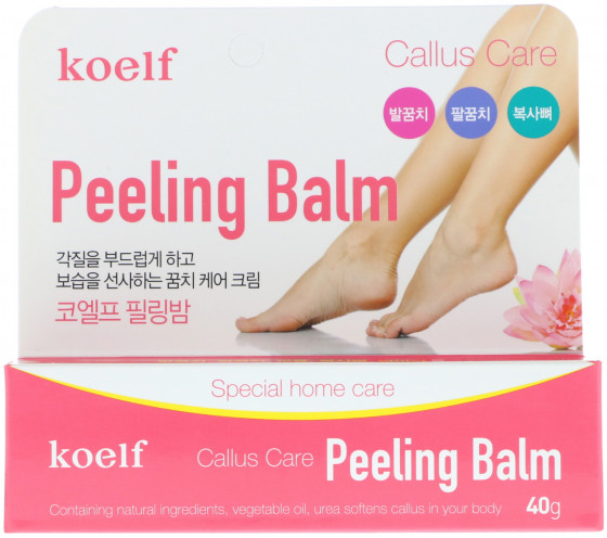 Petitfee & Koelf Peeling Balm - Пилинг-бальзам для грубой кожи ног, рук и локтей