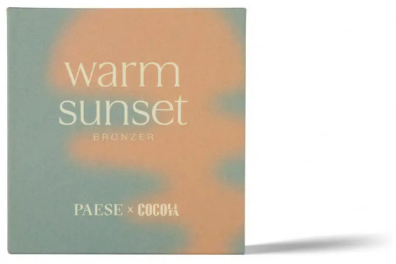 Paese Cocolita Warm Sunset Pressed Bronzer - Компактный матовый бронзатор