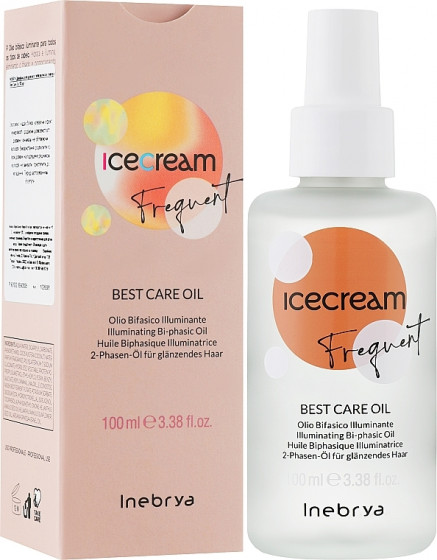 Inebrya Ice Cream Frequent Best Care Oil - Двухфазное масло для всех типов волос - 1