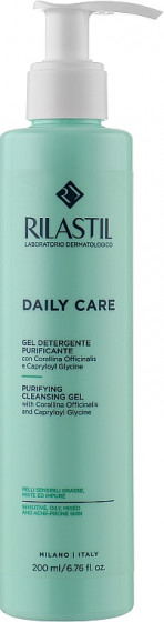 Rilastil Daily Care Purifying Cleansing Gel - Очищающий гель для склонной к жирности кожи лица