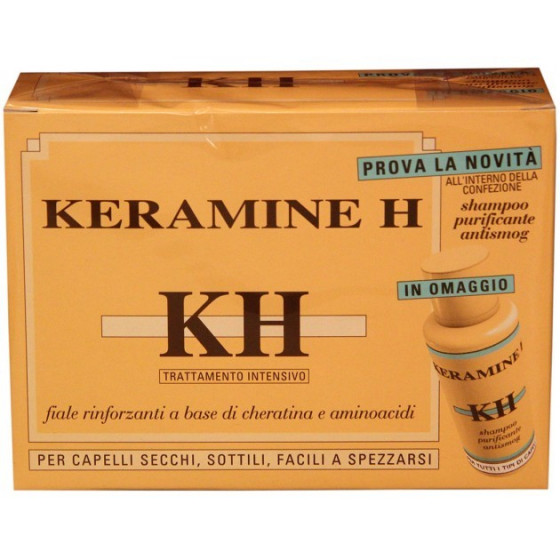 Keramine H Professional Reinforcing line Ivory - Набор Ампулы для укрепления волос Бежевые