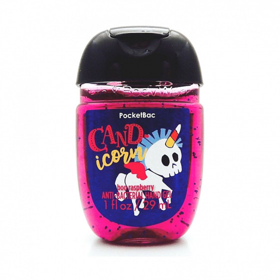 Bath & Body Works Anti-Bacterial Hand Gel Cand Icorn (Boo Raspberry) - Антисептический гель для рук