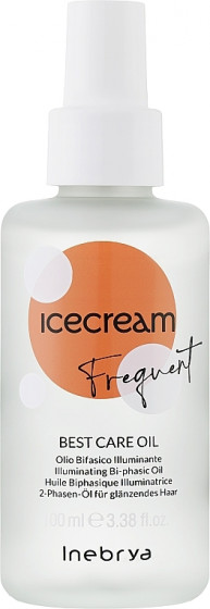 Inebrya Ice Cream Frequent Best Care Oil - Двухфазное масло для всех типов волос