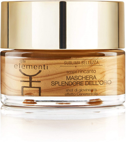 Gli Elementi Golden Glow Mask - Золотая маска для сияния лица