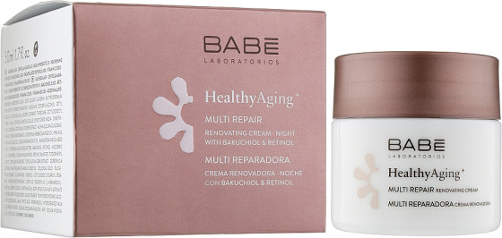 Babe Laboratorios Healthy Aging Multi Repair Renovating Cream - Ночной мультивосстанавливающий крем - 1