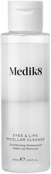 Medik8 Eyes & Lips Micellar Cleanse - Трехфазное мицеллярное средство для снятия макияжа с глаз и губ