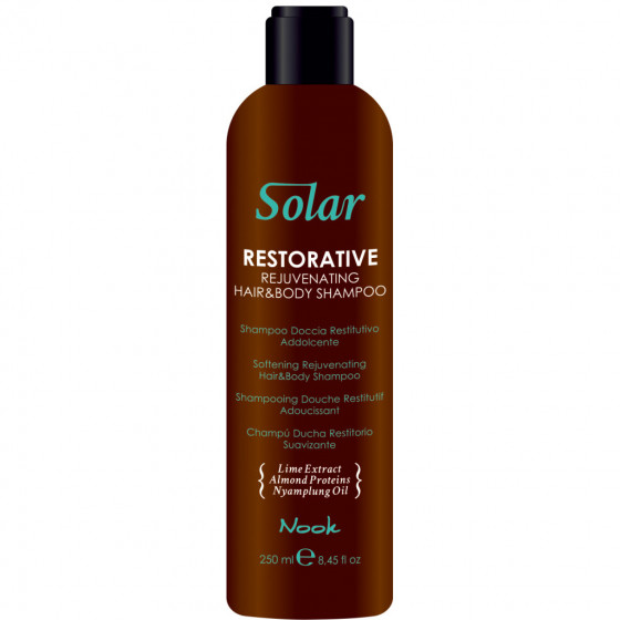 Nook Solar Restorative Hair and Body Shampoo - Шампунь омолаживающий для волос и тела