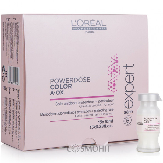 L'Oreal Professionnel Powerdose Color A-OX - Концентрированная сыворотка для защиты цвета окрашенных волос