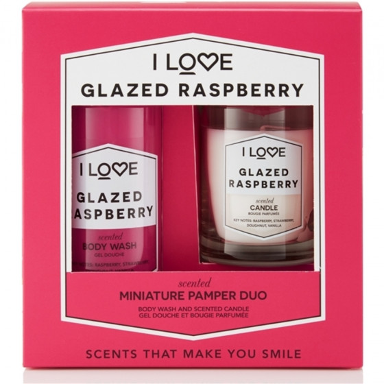 I Love Glazed Raspberry Mini Pamper Duo - Набор "Малина"