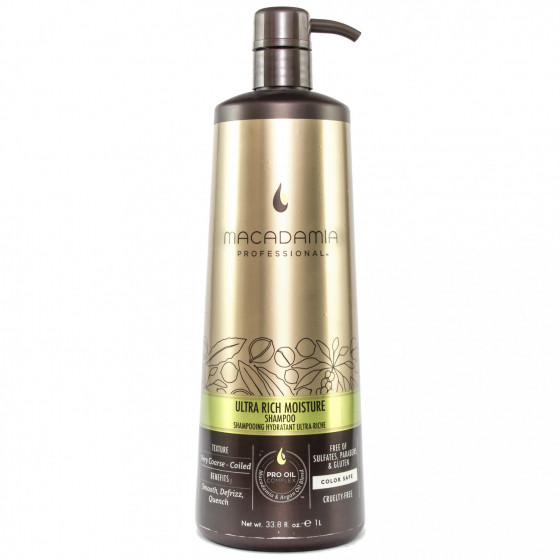 Macadamia Natural Oil Ultra Rich Moisture Shampoo Макадамия - Ультра увлажняющий шампунь