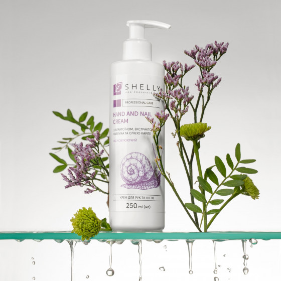 Shelly Hand and Nail Cream with Allantoin, Snail Extract and Shea Butter - Крем для рук и ногтей с аллантоином, экстрактом улитки и маслом карите - 2