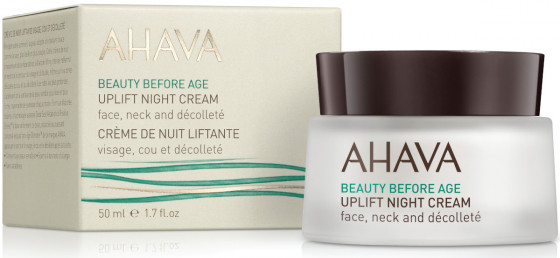 Ahava Beauty Before Age Uplifting night cream for face, neck & decollete - Лифтинговый ночной крем - 1