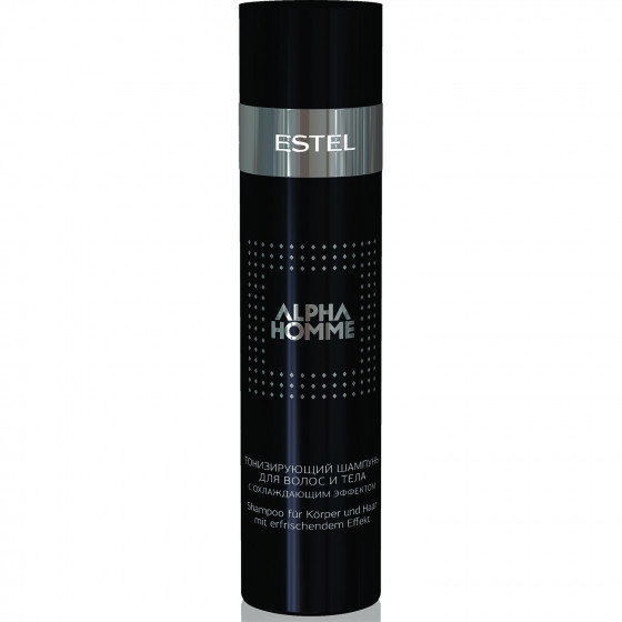 Estel Professional Alpha Homme Shampoo 250 мл - Тонизирующий шампунь с охлаждающим эффектом для волос и тела мужской
