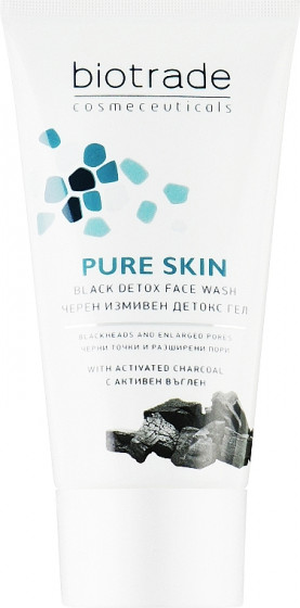 Biotrade Pure Skin Black Detox Face Wash - Черный гель-детокс для умывания