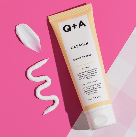 Q+A Oat Milk Cream Cleanser - Очищающее средство с овсяным молочком - 3