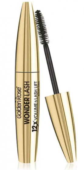 Golden Rose Wonder Lash Mascara 12x Volume & Lash Lift - Тушь для ресниц Объем и изгиб