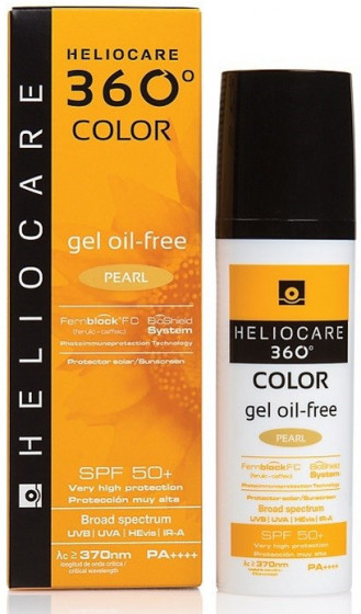 Cantabria Heliocare 360º Color Gel Oil-Free Sunscreen SPF50+ - Солнцезащитный гель с тоном на водной основе