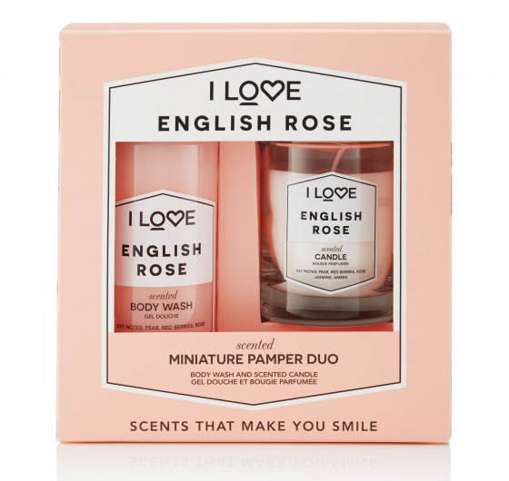 I Love English Rose Mini Pamper Duo - Набор "Английская роза"