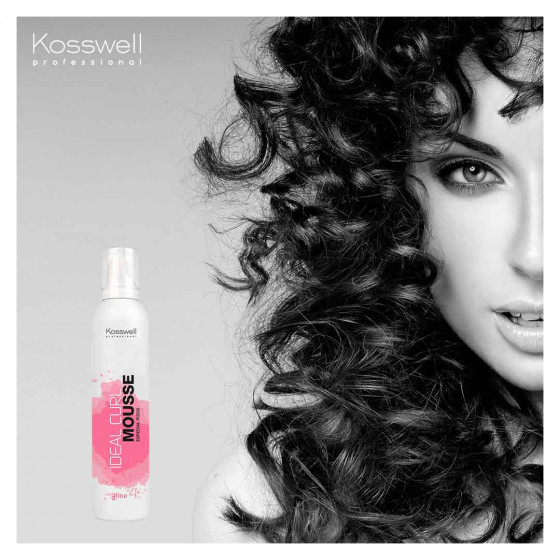 Kosswell Professional Ideal Curl Mousse - Мусс для создания локонов - 1