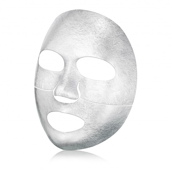 The Oozoo Face Silver Foilayer Mask - Серебряная фольга 3-х слойная экспресс-маска с термоэффектом с фуллереном - 2