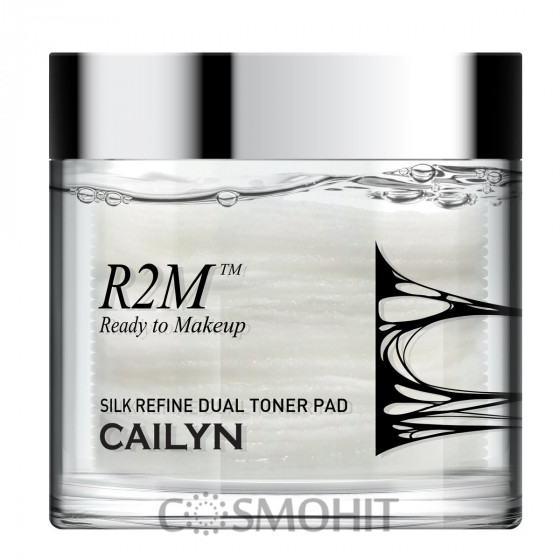 Cailyn R2M Silk Refine Dual Toner Pad - Шелковые двусторонние подушечки с тонером для очищения лица