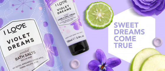 I Love Violet Dreams Body Butter - Масло для тела "Фиалковые мечты" - 2