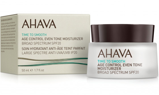 Ahava Time to Smooth Age Control Even Tone Moisturizer Broad Spectrum SPF 20 - Крем омолаживающий увлажняющий, выравнивающий тон кожи SPF 20 - 1