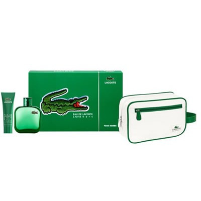 Lacoste Eau De L.12.12 Vert - Подарочный набор (EDT100+S/G50+сумка)