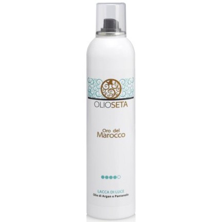 Barex Olioseta Oro del Marocco Illuminating Hairspray - Лак-блеск с маслом арганы и пантенолом 