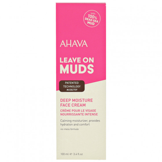 Ahava Leave on Muds Deep Moisture Face Cream - Успокаивающий крем для лица - 2