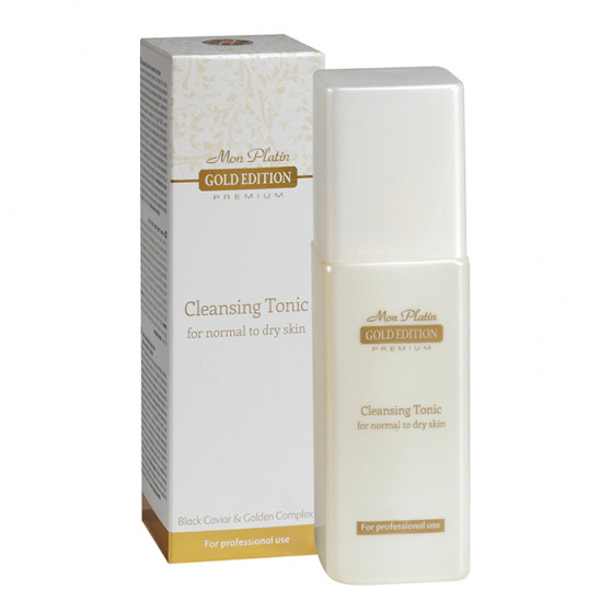 Mon Platin DSM Gold Edition Premium Cleansing Tonic - Лосьон-тоник для сухой и нормальной кожи лица