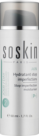 Soskin Akn Stop Imperfection Moisturiser - Увлажняющий крем для проблемной кожи лица