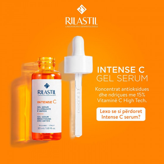 Rilastil Intense C Gel Serum - Антиоксидантная осветляющая гель-сыворотка с витамином С - 5