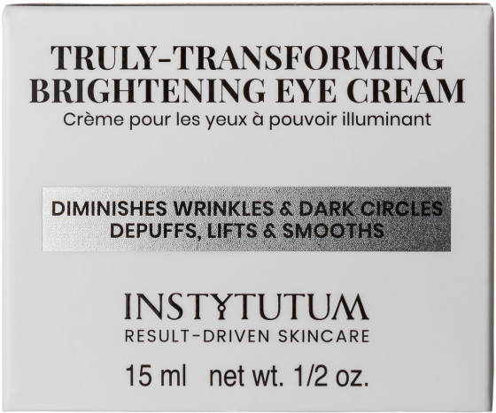 Instytutum Truly-Transforming Brightening Eye Cream - Лифтинг-крем для век с осветляющим эффектом - 2