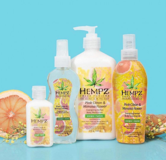 Hempz Fresh Fusions Pink Citron & Mimosa Flower Energizing Herbal Body Moisturizer - Молочко для тела "Розовый лимон-Мимоза" - 2