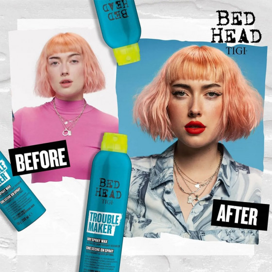 Tigi Bed Head Troublemaker - Текстурирующий спрей-воск для волос - 3