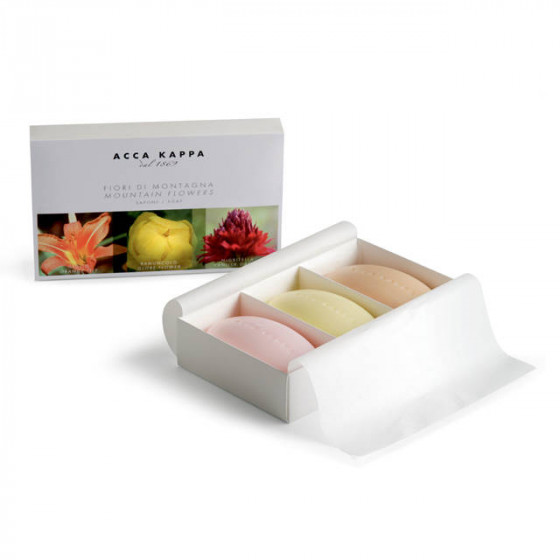 Acca Kappa Mountain Flowers Soap Set - Подарочный набор