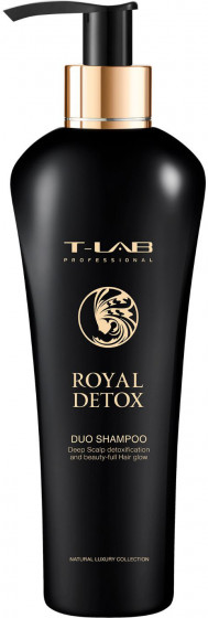 T-LAB Professional Royal Detox Duo Shampoo - Дуо-шампунь для королевской гладкости и абсолютной детоксикации