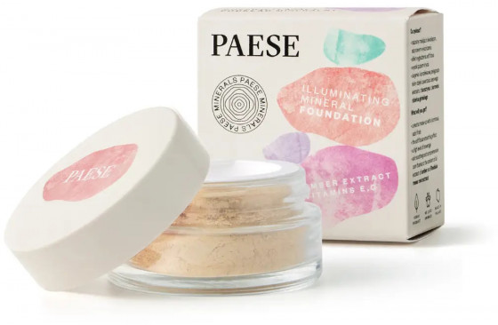 Paese Minerals Illuminating Foundation - Минеральная рассыпчатая светоотражающая пудра