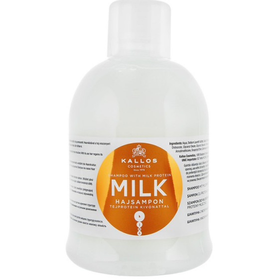 Kallos Milk Shampoo With Milk Protein - Питательный шампунь с молочным протеином для сухих и поврежденных волос