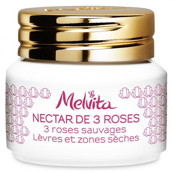 Melvita Nectar De Roses 3 Roses Sauvages - Бальзам для губ 3 розы