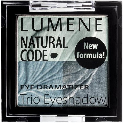 Lumene Natural Code Eye Dramatizer Trio Eyeshadow - Тени тройные